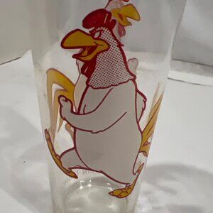 PEPSI Collector Series FOGHORN LEGHORN 1973 Warner Bros glass Vintage
